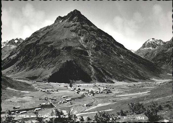 Galtuer Tirol Panorama mit Gorfenspitze