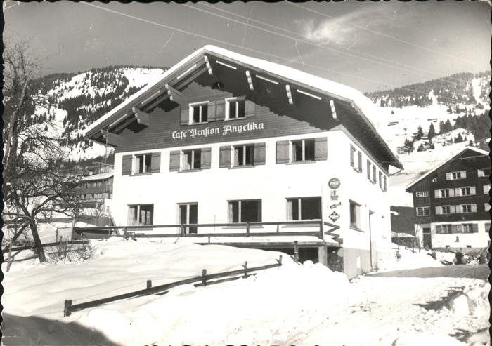 Mellau Vorarlberg Cafe Pension Angelika Wintersportplatz