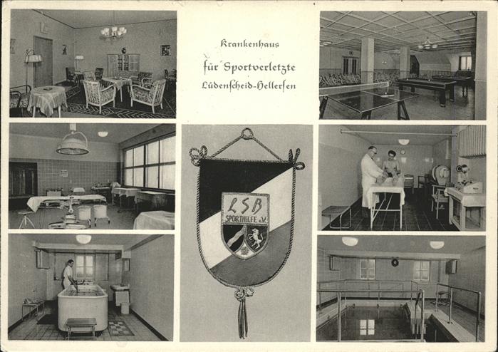 Hellersen Luedenscheid Krankenhaus für Sportverletzte LSB Spor