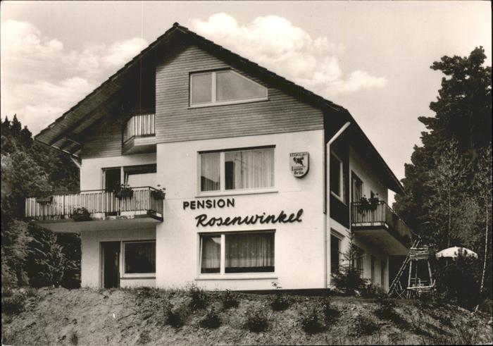 Luetzenhardt Gasthaus Pension Rosenwinkel Theo Saile