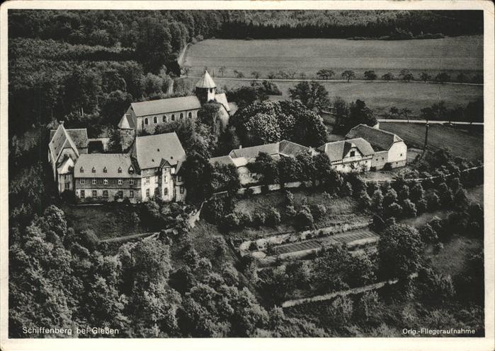 Schiffenberg Giessen Fliegeraufnahme