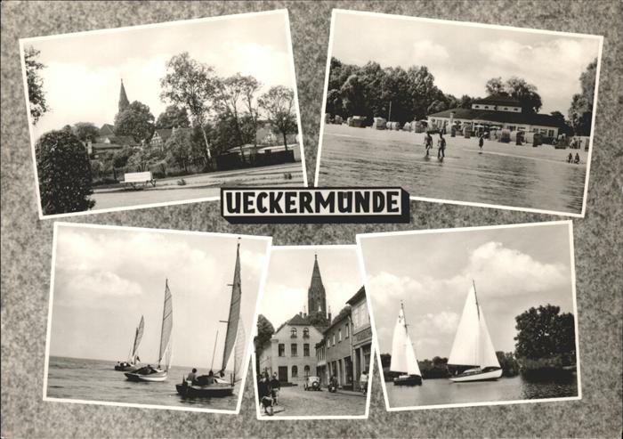 Ueckermuende Baden Segelboote