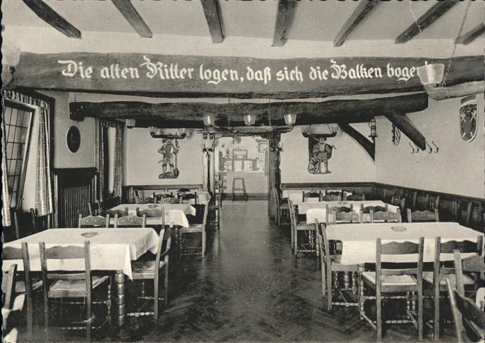 Amern Restaurant Burg Brüggen Wilhelm Stoetge