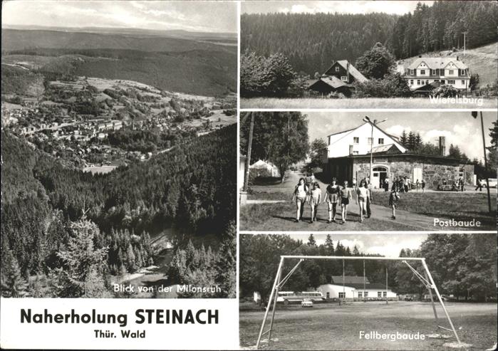 Steinach Thueringen Panorama Postbaud Fellbergbaude