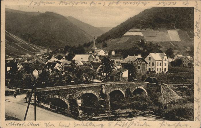 Rech Ahr Steinbrücke Panorama