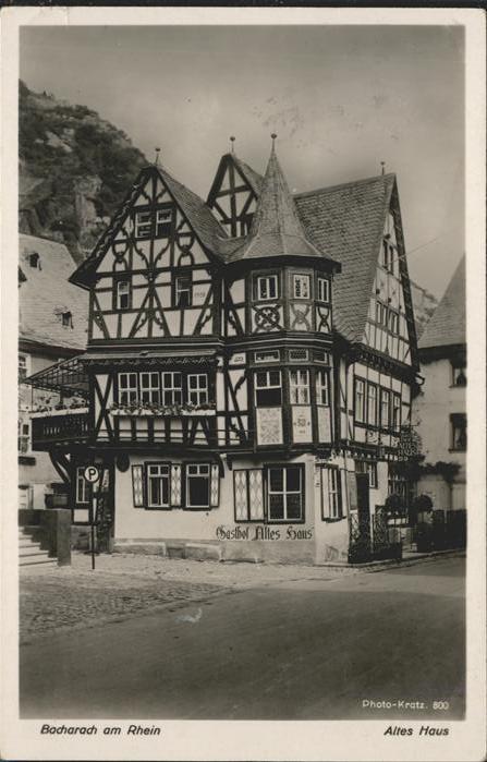 Bacharach Rhein Altes Haus