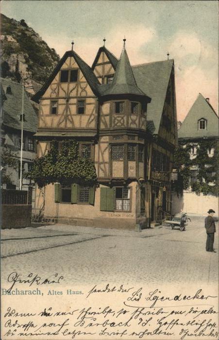 Bacharach Rhein Altes Haus