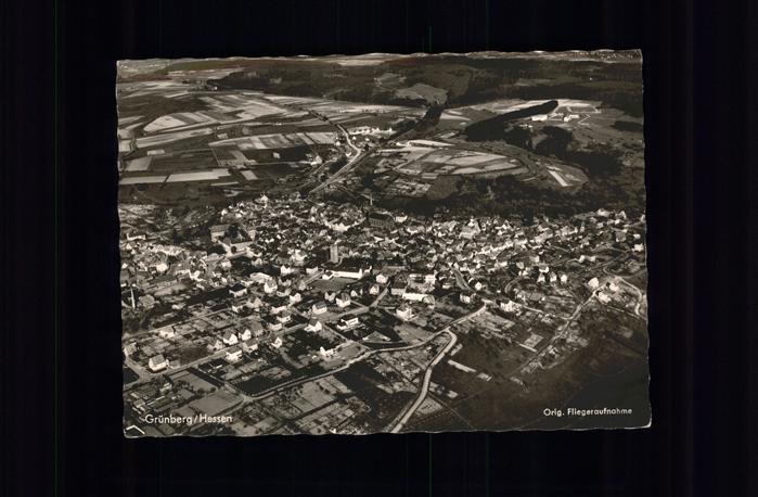 Gruenberg Hessen Fliegeraufnahme
