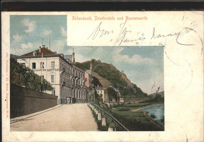 Rolandseck Drachenfels Nonnenwerth