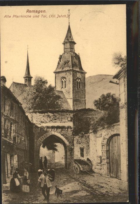 REMAGEN Rheinland-Pfalz Alte Pfarrkirche Tor