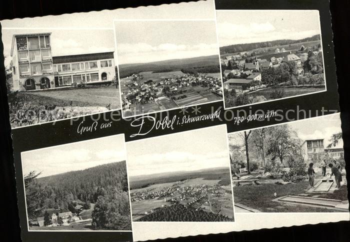 Dobel Schwarzwald Panorama mit Teilansichten