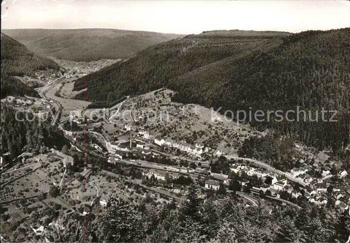 Wildbad Schwarzwald vom Sommerberg Enztal