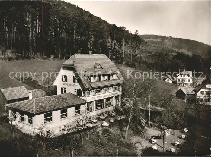Bad Herrenalb Cafe Pension Waldschloesschen