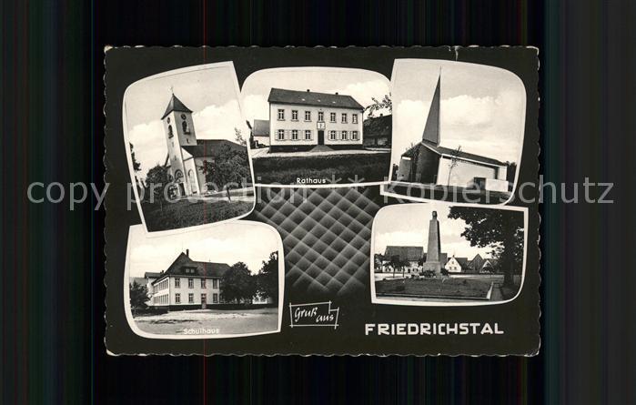 Friedrichstal Baiersbronn Kirchen Rathaus Schulhaus Monument