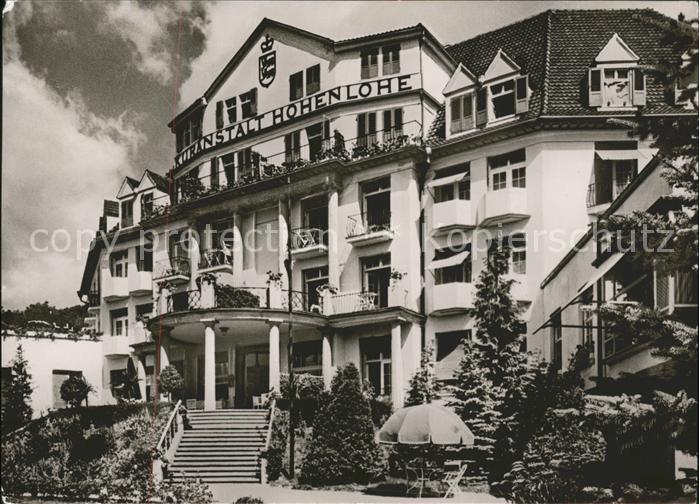 Bad Mergentheim Kuranstalt Hohenlohe