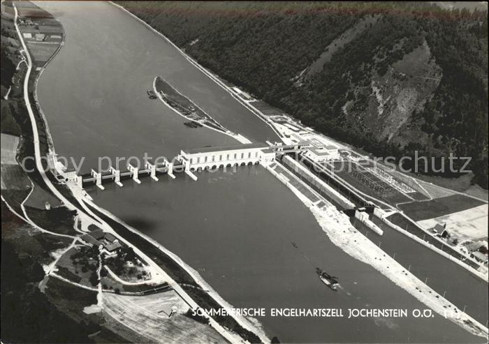 Jochenstein Niederbayern Fliegeraufnahme Schleuse