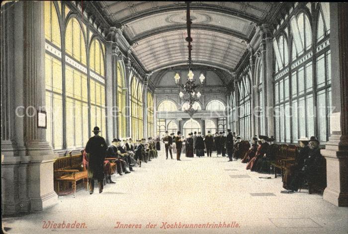 Wiesbaden Inneres der Kochbrunnentrinkhalle