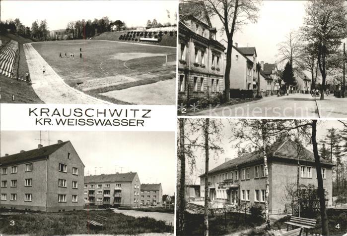 Krauschwitz Oberlausitz Stadion Helmut Just Muskauer Strasse AWG Siedlung Lehrli
