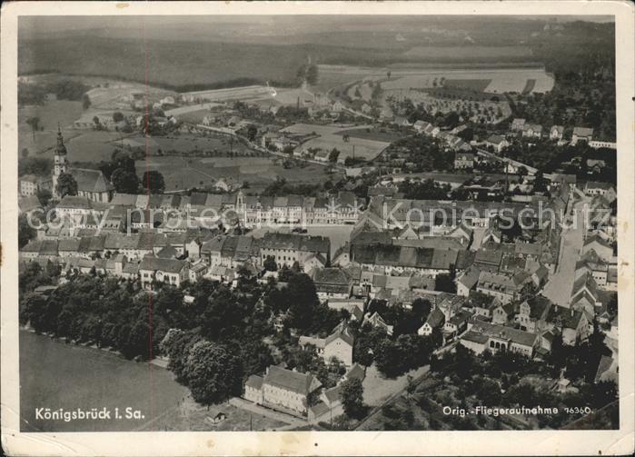 Koenigsbrueck Fliegeraufnahme
