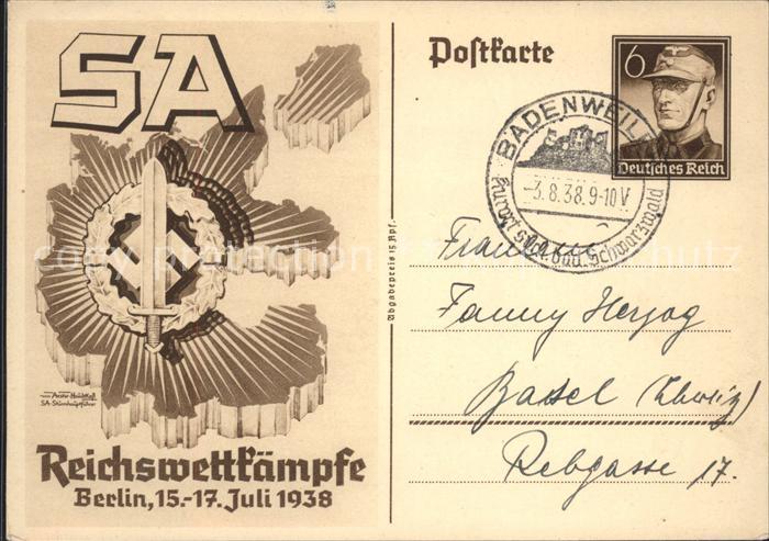 BERLIN  CITY Reichswettkaempfe 1938 NZ4