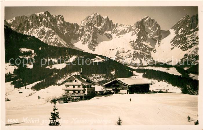 Kaisergebirge Meierl Winter