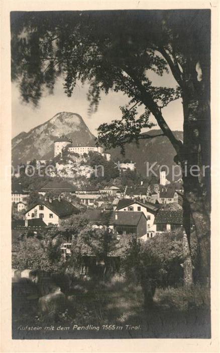 Kufstein Tirol Pendling Panorama