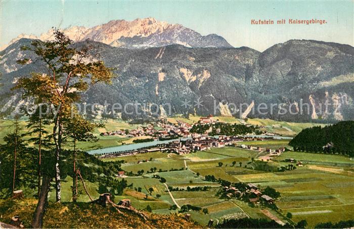 Kufstein Tirol Kaisergebirge Panorama