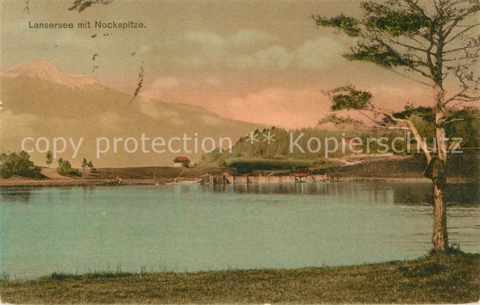 Lansersee Nockspitze