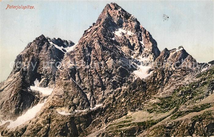 Tirol Region Paterjolspitze