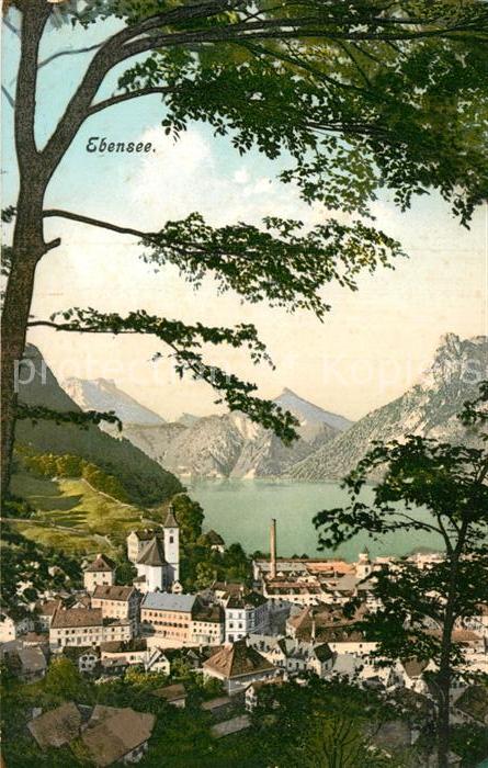 Ebensee Oberoesterreich Panorama