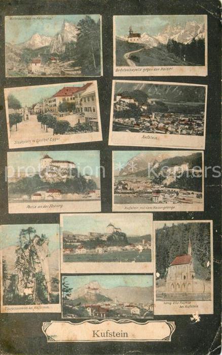 Kufstein Tirol Hinterbaernbad Antonikapelle Wilder Kaiser Festung