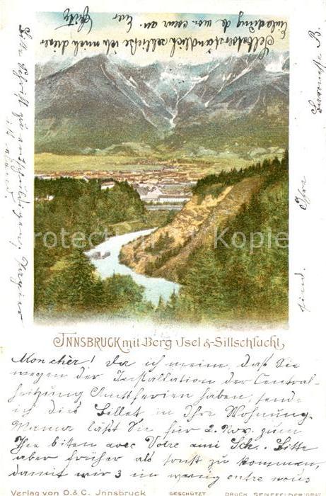 Innsbruck Berg Isel Sillschlucht