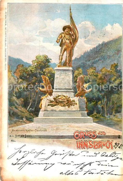 Innsbruck Andreas Hofer Denkmal Berg Isel