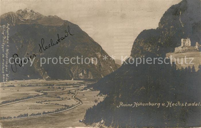 Kaernten Hochstadel Ruine Hohenburg