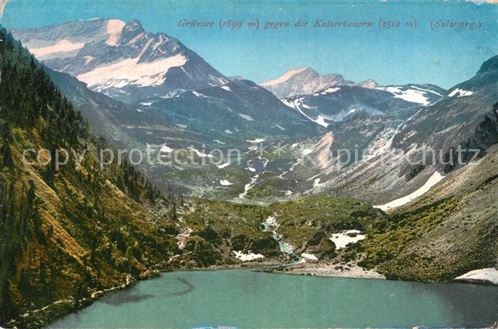 Stubachtal Tirol Gruensee Kaisertauern