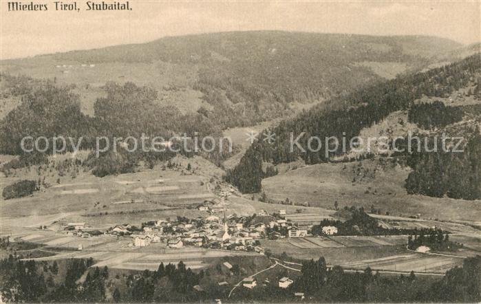 Mieders Tirol Stubaital Panorama