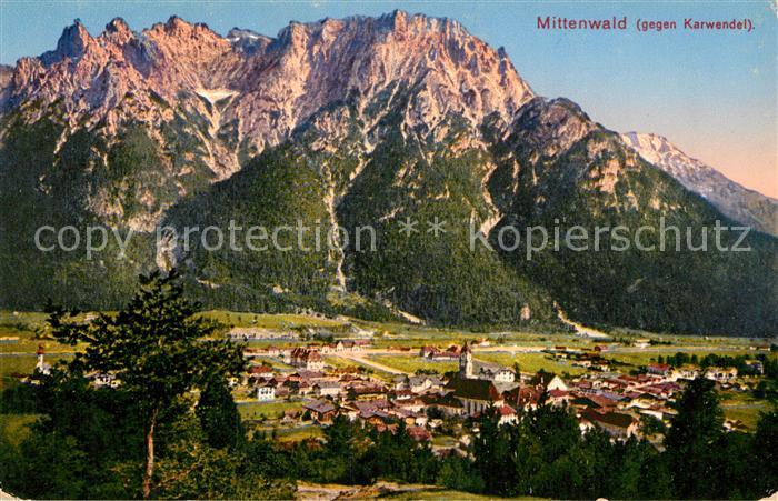 Mittenwald Karwendel Tirol Karwendelgebirge Panorama