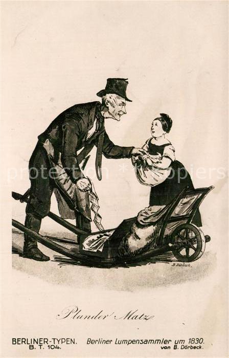 BERLIN CITY Berliner Typen Plunder Matz