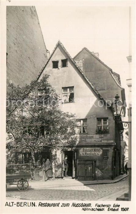 BERLIN  CITY Restaurant zum Nussbaum