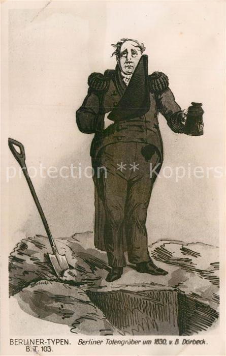 BERLIN  CITY Berliner Typen Totengraeber