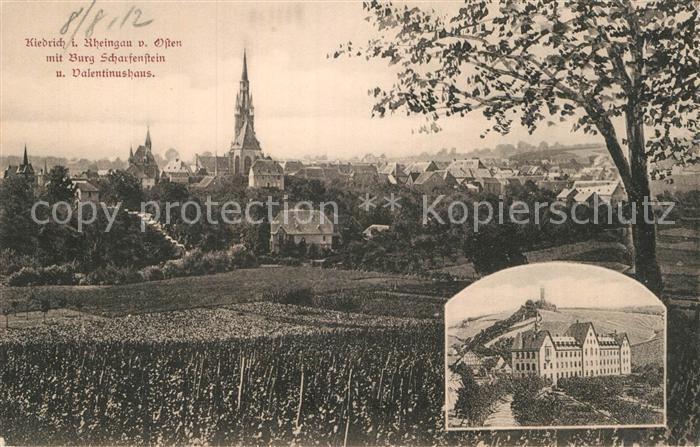 Scharfenstein Erzgebirge Burg Panorama Kirche