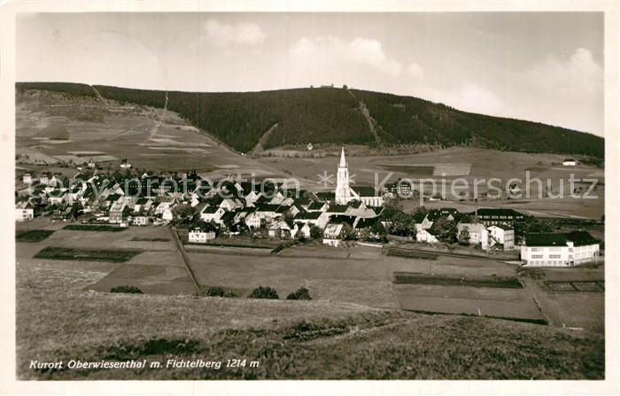 Oberwiesenthal Erzgebirge Panorama Fichtelberg