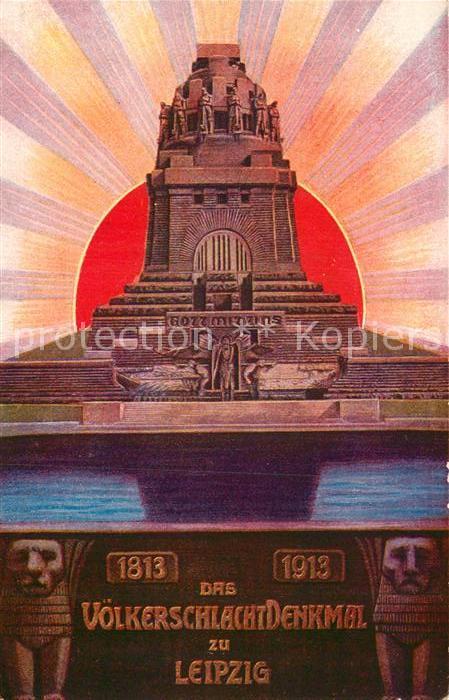 LEIPZIG Sachsen Voelkerschlachtdenkmal