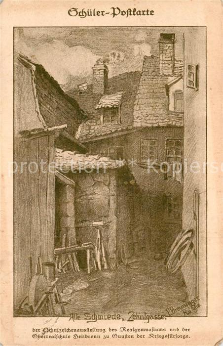 Heilbronn Neckar Alte Schmiede Zehnlgasse