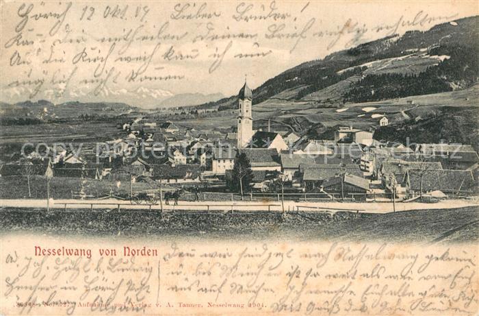 Nesselwang Allgaeu Bayern Teilansicht