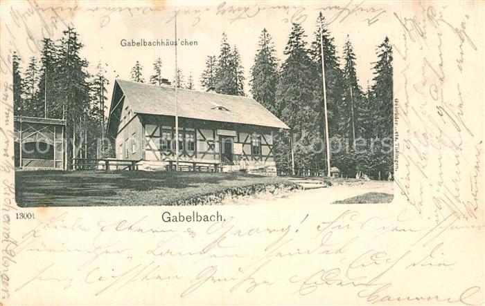 Gabelbach Thueringen Gabelbachhaeuschen