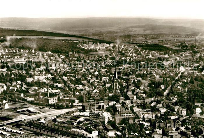 Neheim-Huesten Fliegeraufnahme