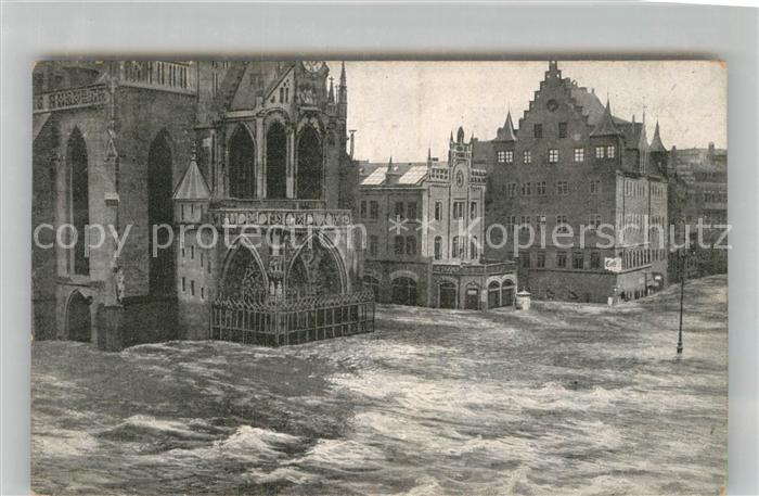 NueRNBERG  CITY Hochwasser Katastrophe 1909