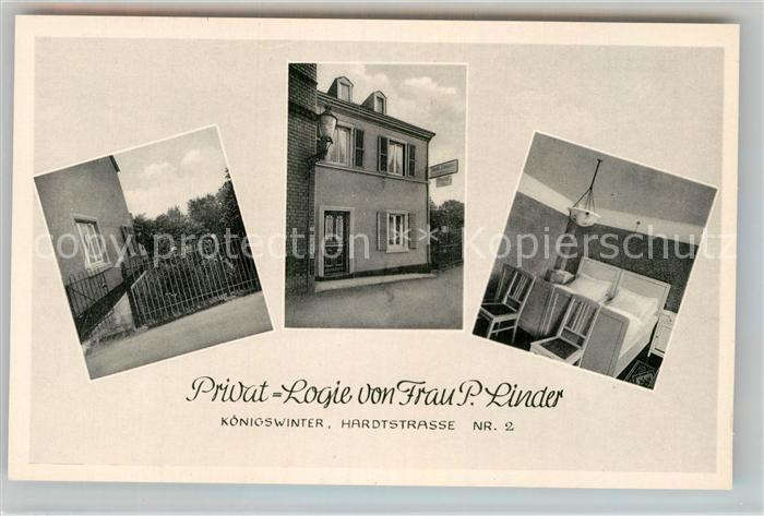 Koenigswinter Privat Logie Frau Linder Doppelzimmer Aussenansicht