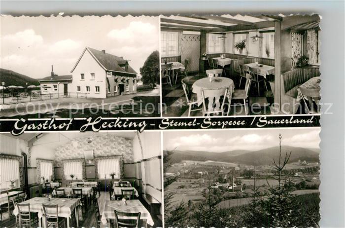 Stemel Gasthof Hecking Teilansicht Gaststube Aussenansicht